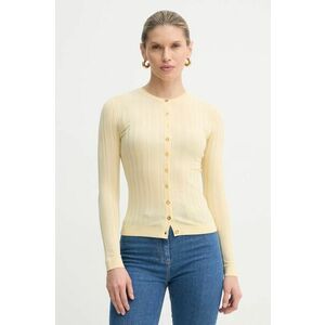 Elisabetta Franchi cardigan femei, culoarea galben, light, MK41S51E2 imagine