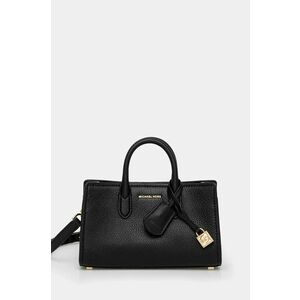 MICHAEL Michael Kors poseta de piele culoarea negru, 32F4GETC0L imagine