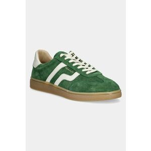 Gant sneakers din piele intoarsă Cuzmo culoarea verde, 30633859.G736 imagine