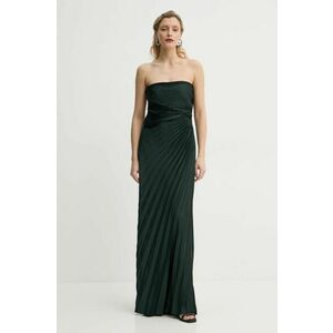 A.L.C. rochie Bianca culoarea verde, maxi, evazati, 6DRES02461 imagine