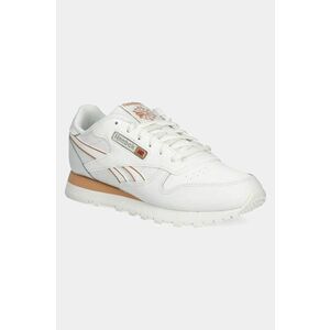 Reebok Classic sneakers din piele CLASSIC LEATHER culoarea bej, 100208281 imagine