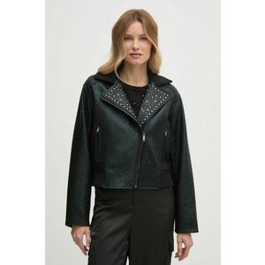 Dkny geaca femei, culoarea negru, de tranzitie, P4JJ6XIY imagine