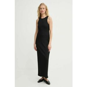 By Malene Birger rochie LOVELO culoarea negru, midi, mulata, Q71679030Z imagine