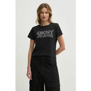 Dkny tricou femei, culoarea negru, DJ4T1333 imagine