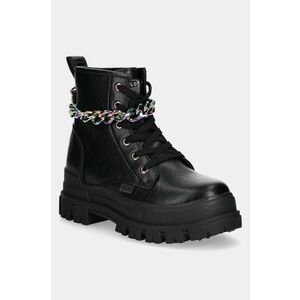 Buffalo bocanci Aspha Rld Chain 3.0 femei, culoarea negru, cu toc plat, 1622557-BLK imagine