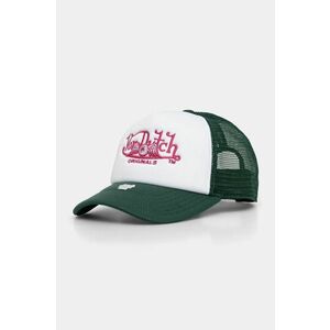 Von Dutch sapca TRUCKER SORO culoarea verde, cu imprimeu, 7030817 imagine