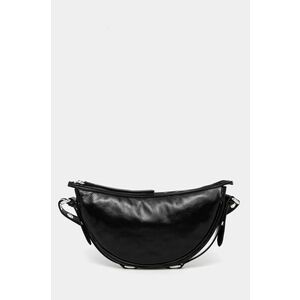 By Far poseta de piele Gib culoarea negru, MWBSB012LL002BK001PL imagine