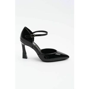 Karl Lagerfeld pantofi cu toc PREMIERE 90 culoarea negru, KL33504 imagine