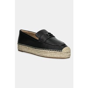 Coach espadrile de piele Camilla culoarea negru, cu platforma, CR045 imagine