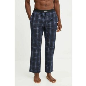 BOSS pantaloni pijama bumbac culoarea albastru marin, modelator, 50527330 imagine