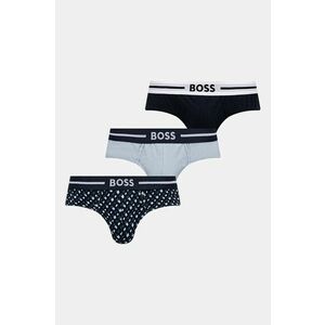 BOSS slip 3-pack barbati, culoarea albastru marin, 50531706 imagine