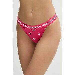 Karl Lagerfeld tanga culoarea roz, 245W2120 imagine