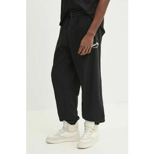 adidas Originals pantaloni de trening din bumbac Wabash culoarea negru, cu imprimeu, JP4487 imagine