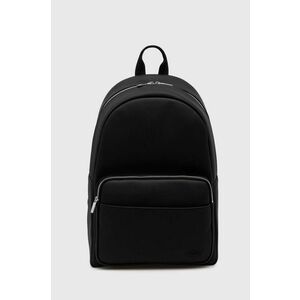 Lacoste rucsac culoarea negru, mare, neted imagine