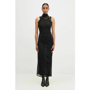 Coperni rochie Mesh Dress culoarea negru, maxi, mulata, COPR107557 imagine