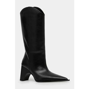 Coperni cizme de piele Bridge Cowboy Boot femei, culoarea negru, cu toc drept, COPSH16467 imagine