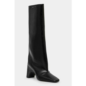 Coperni ghete de piele Bridge Boot femei, culoarea negru, cu toc drept, COPSH03420C imagine