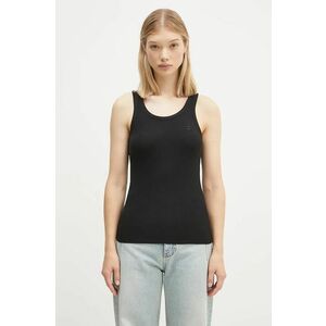 Coperni top Rib Logo Tank Top femei, culoarea negru, COPJS12F5006 imagine