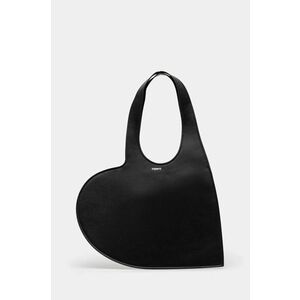 Coperni geantă de piele Mini Heart Tote culoarea negru, COPBA14BIS405 imagine