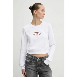 Diesel bluză F-SLIMMY-OD SWEAT-SHIRT femei, culoarea alb, cu imprimeu, A09931.0GRAC imagine