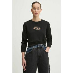 Diesel bluză F-SLIMMY-OD SWEAT-SHIRT femei, culoarea negru, cu imprimeu, A09931.0GRAC imagine