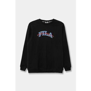 Fila bluză copii LOTTE culoarea negru, cu imprimeu, FAT0582 imagine