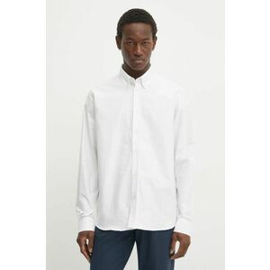 Les Deux cămașă bărbați, culoarea alb, cu guler button-down, regular, LDM410193 imagine