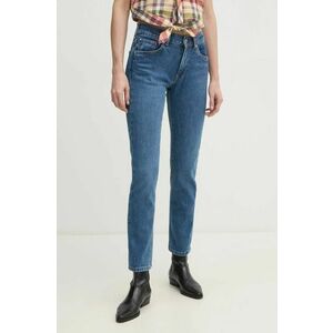 Pepe Jeans jeans SLIM JEANS MW GRACE femei, culoarea bleumarin, PL204589EE3 imagine