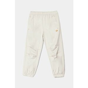 adidas Originals pantaloni de trening pentru copii culoarea bej, uni, JC9073 imagine