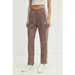 adidas Originals pantaloni de trening Beckenbauer Classic culoarea maro, cu imprimeu, JC5792 imagine