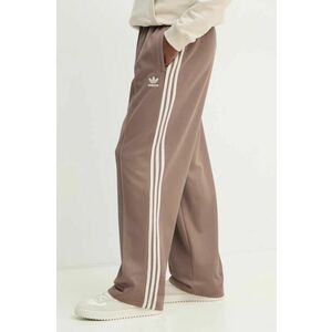 adidas Originals pantaloni de trening Firebird culoarea maro, cu imprimeu, JP1067 imagine