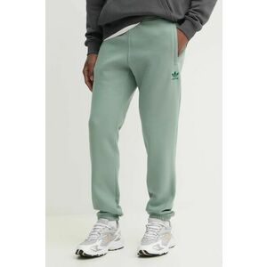 adidas Originals pantaloni de trening Essential culoarea verde, uni, JD2421 imagine