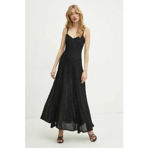 Charo Ruiz Ibiza rochie Devi culoarea negru, maxi, evazati, 255612 imagine