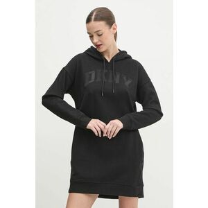 Dkny rochie culoarea negru, mini, oversize, DP5D4885 imagine