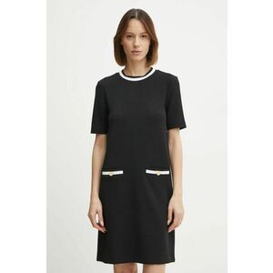 Karl Lagerfeld rochie culoarea negru, mini, drept, A1W13041 imagine