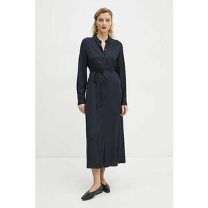 Marc O'Polo rochie culoarea bleumarin, midi, drept, 500116921033 imagine