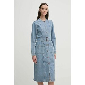 Pepe Jeans rochie din denim SCOTTIE midi, drept, PL953657 imagine