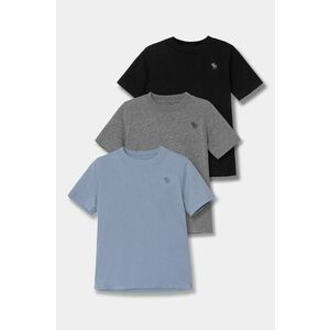 Abercrombie & Fitch tricou copii 3-pack uni, KI224-3107 imagine