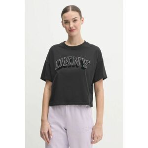 Dkny tricou din bumbac femei, culoarea negru, DP5T1119 imagine