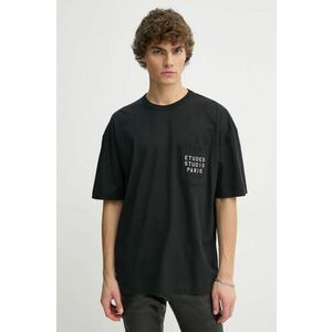 Études Studio tricou barbati, culoarea negru, cu imprimeu, H24MMTSH147 imagine