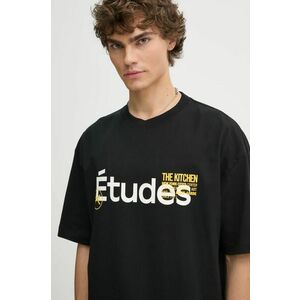 Études Studio tricou bărbați, culoarea negru, cu imprimeu, H24MCTSH139 imagine