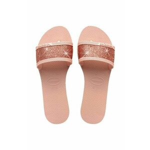 Havaianas papuci YOU ANGRA GLITTER femei, culoarea roz, 4148294.0076 imagine