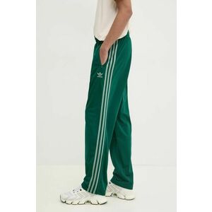 adidas Originals pantaloni de trening Firebird culoarea verde, cu imprimeu, JP2539 imagine