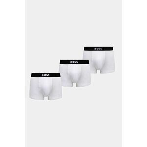 BOSS boxeri 3-pack BOSS One barbati, culoarea alb, 50544263 imagine