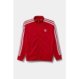 adidas Originals bluză copii culoarea roșu, cu imprimeu, IY9796 imagine