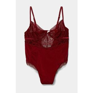 women'secret body SENSE LIMITED EDITION culoarea bordo, dantelă, uni, 7918876 imagine