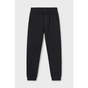 Mayoral pantaloni de trening pentru copii culoarea negru, neted, 744 imagine