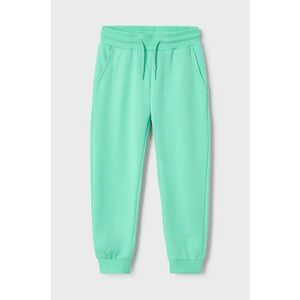 Mayoral pantaloni de trening pentru copii culoarea turcoaz, neted, 742 imagine