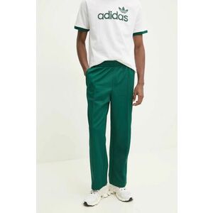 adidas Originals pantaloni de trening Firebird culoarea verde, cu imprimeu, JP1065 imagine