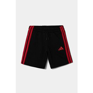 adidas pantaloni scurți copii culoarea negru, cu imprimeu, talie reglabila, JD6517 imagine